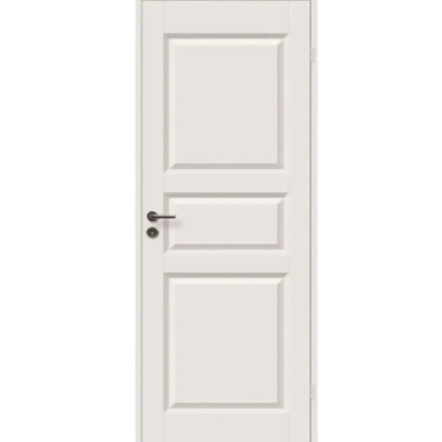 Lacquered Mdf 3 Panel Door