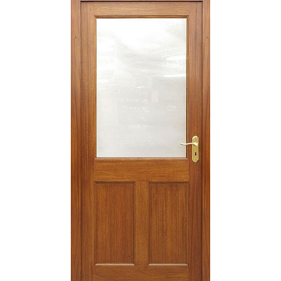 Mahogany 3 Panel Glazed