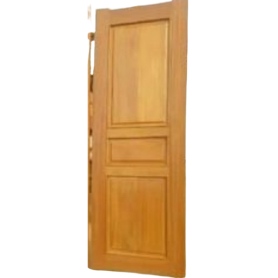 Mvule Double Door, Each 3 Panel Main Entrance (1)