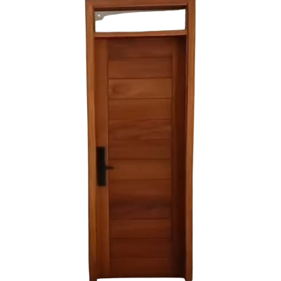 Mvule Grooved Flat Panel Door